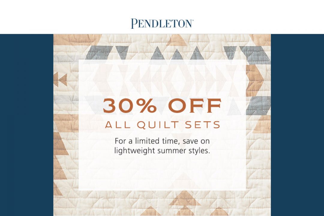 Pendleton Quilt Promo